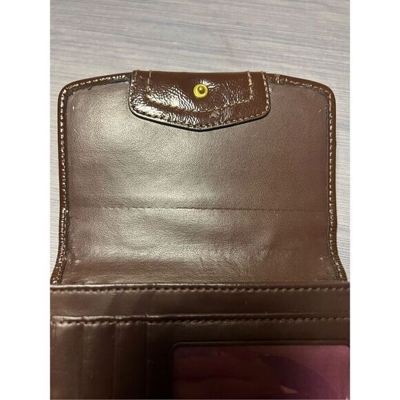 Coach Ashley scarf print compact clutch wallet - Picture 10 of 12